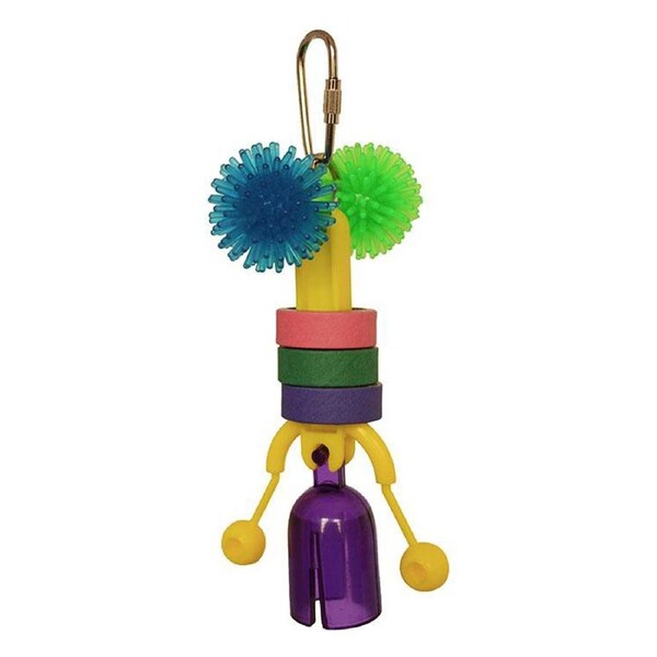 SuperBird Click Clack Bird Toy for Small Birds 15 x 6cm