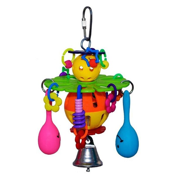 SuperBird Maraca Blast Bird Toy for Medium Birds 16.5 x 10cm