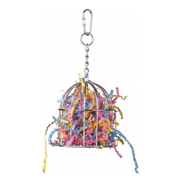 SuperBird Mini Stainless Steel Treat Bird Cage 15 x 8cm