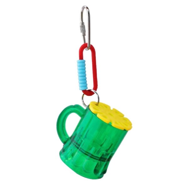 SuperBird Mug Forager Bird Toy for Small & Medium Birds 14 x 6.3cm