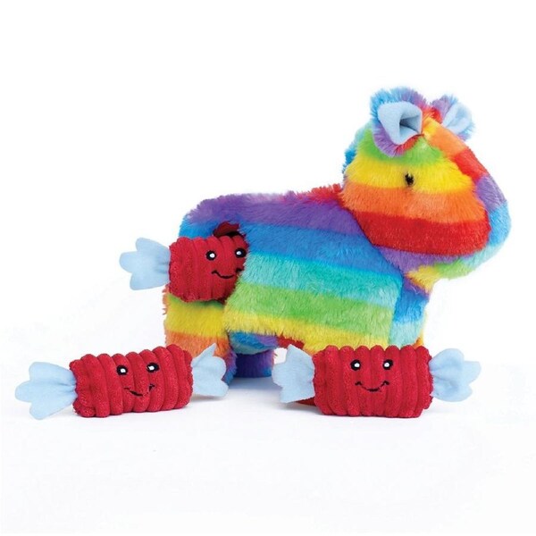 Zippy Paws Zippy Burrow Pinata Plush Dog Squeaker Toy 30 x 22.5cm