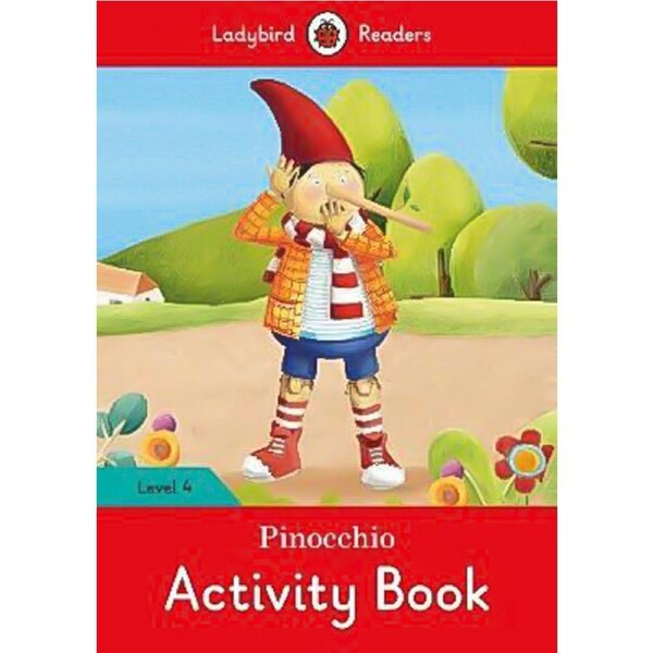 Pinocchio Activity Children's Book - Ladybird Readers Level 4 Children's Book