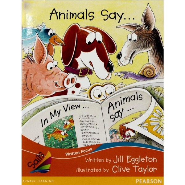 Animals Say... -Jill Eggleton Paperback Children's Book