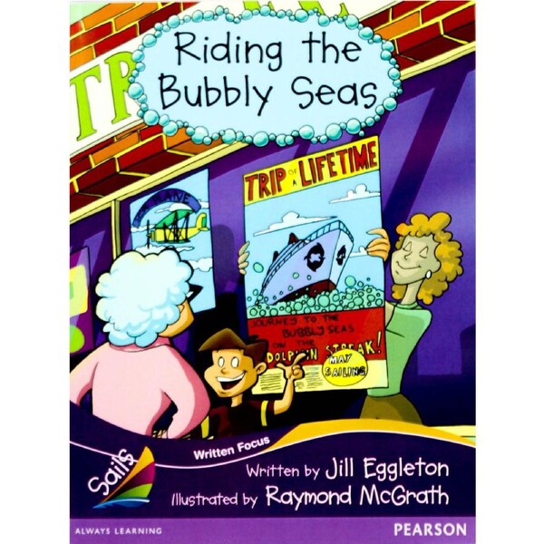 Riding the Bubbly Seas -Jill Eggleton Paperback Children's Book