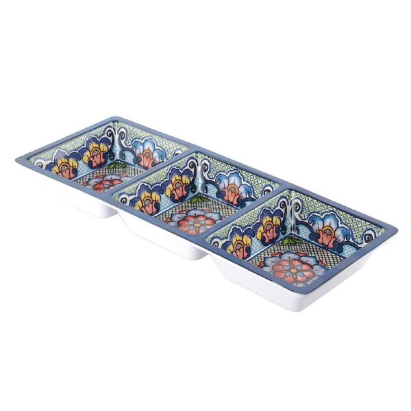 Prepara 3 Section Divided Serving Tray