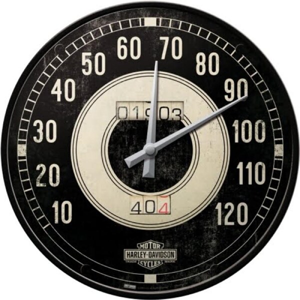 Harley Davidson Speedo Old School Retro Wall Clock Man Cave
