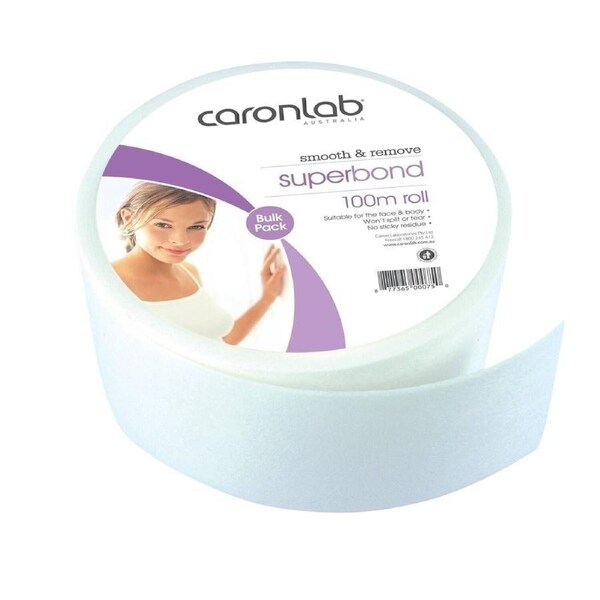 Caronlab Superbond Wax Waxing Strips 100m Roll Strip Hair Removal