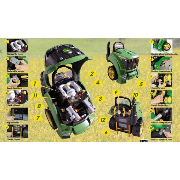 John Deere Service and Repair Tractor Engine