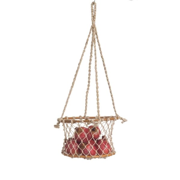 Prairie - 1 Tier Hanging Macrame Basket