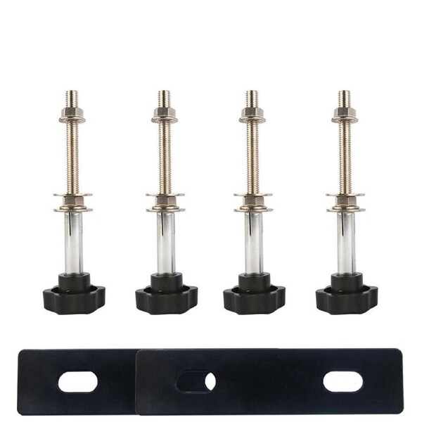 X-BULL Tracks Fixing Pins Mounting Kit Holders Roof Rack Mount Bracket 4WD 4x4