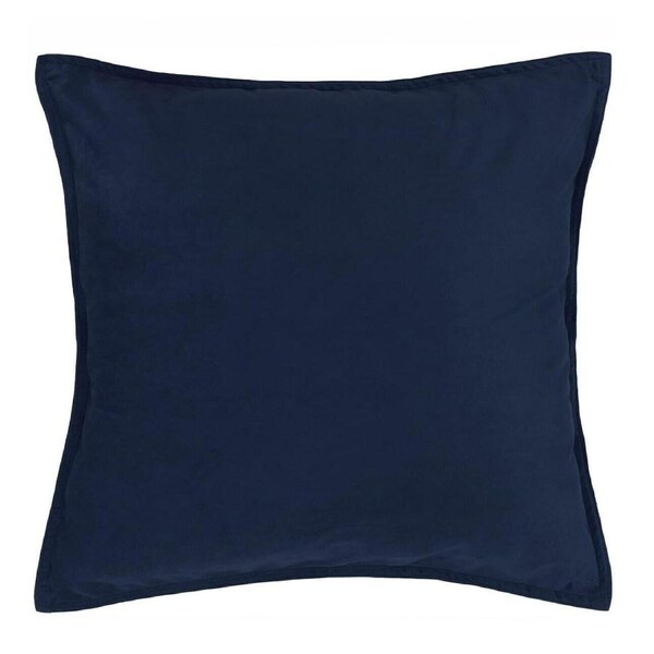 Velvet European Pillowcase Navy