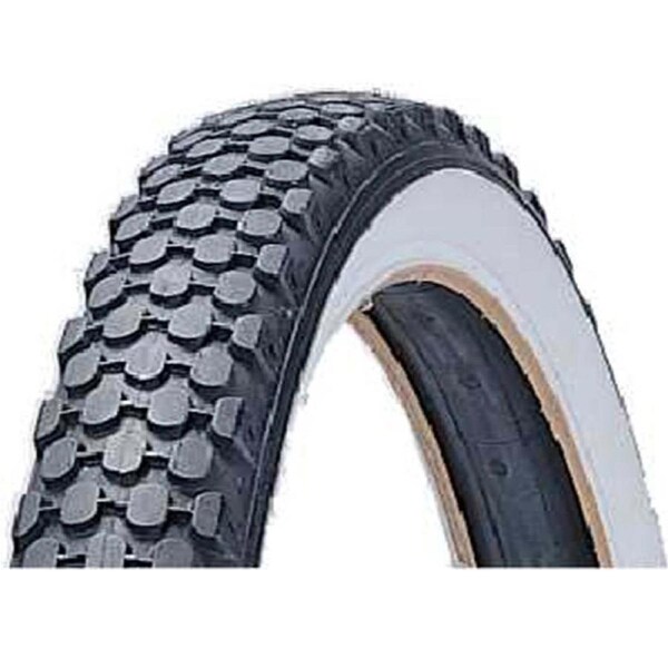White Wall 26" x 2.125 Tyre for 26 Inch Beach Cruiser Style Bicycle HF851 Tread