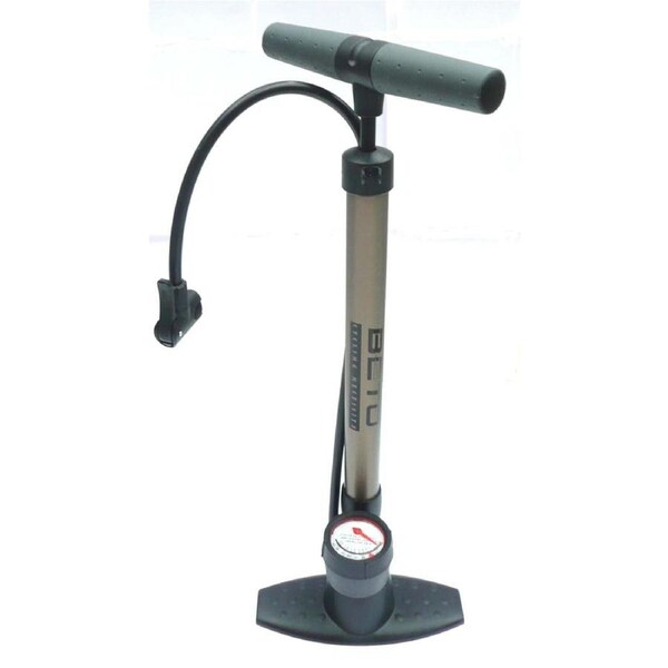 Beto Heavy Duty Multi-Valve Alloy Foot Floor Tyre Pump With Gauge