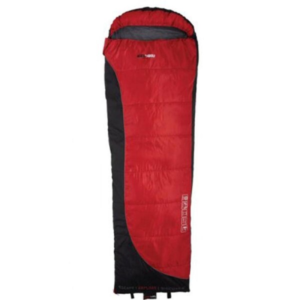 BlackWolf Backpacker 200 Sleeping Bag Red +4c