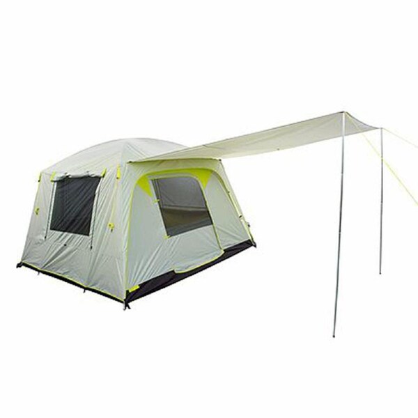 Caribee Canyon 6 Person Family Tent With Awning (Grey)