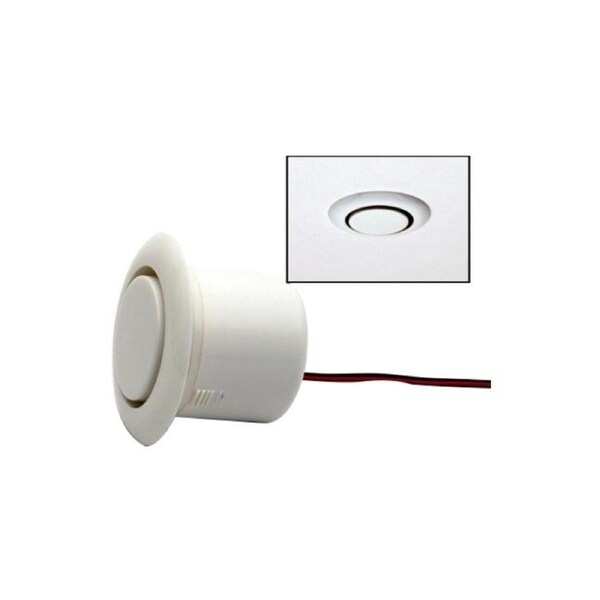 Ness 100-004 12V Flush Mount Indoor Siren Screamer Home Security Alarm White