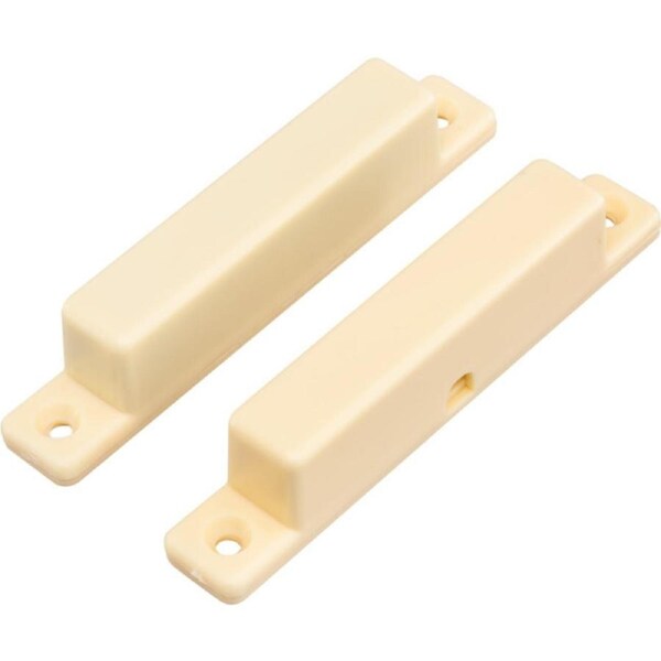 2pc Ness 100-225 Rola Surface Mount Reed Switch w/ N.C Contacts for Alarm Beige