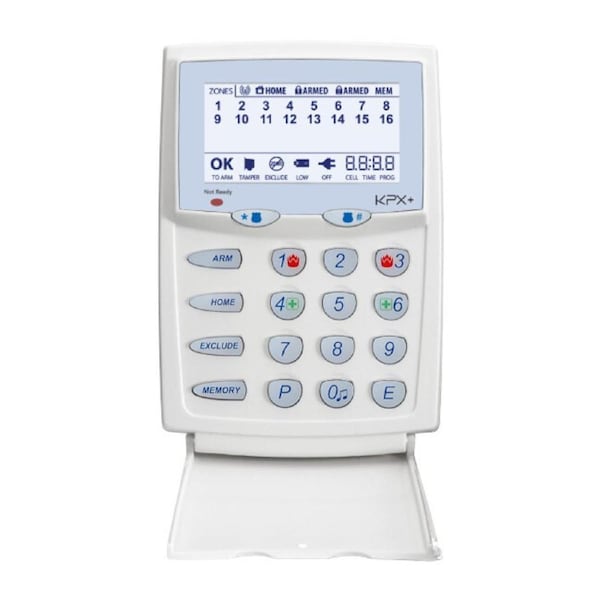 Ness 106-310 KPX Plus LCD Keypad w/ Cell Signal Status Icon Adjustable White