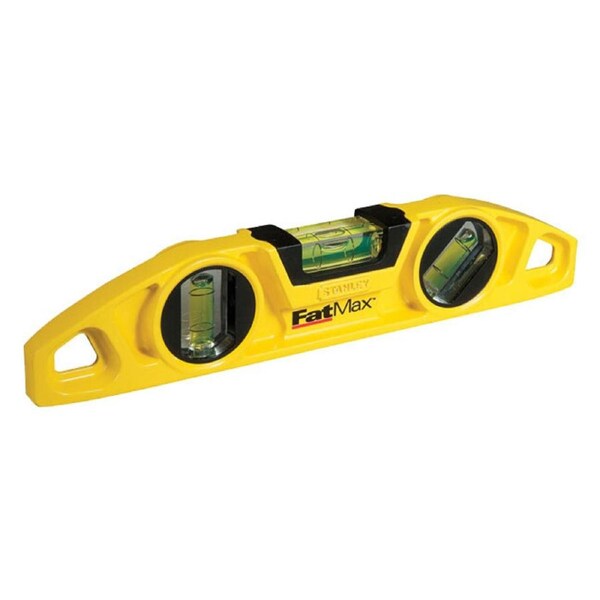 Stanley 43-603 Heavy-Duty Die-Cast Aluminium Fatmax Pro Torpedo Level Yellow