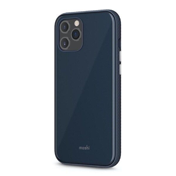 Moshi iGlaze Drop/Shatter Protection Cover/Case For Apple iPhone 12 Pro Max Blue