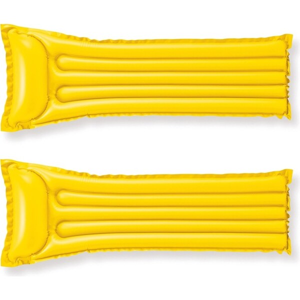 2x Intex 182cm Airmat Economat Inflatable Swimming Pool Water Float Bed Assorted