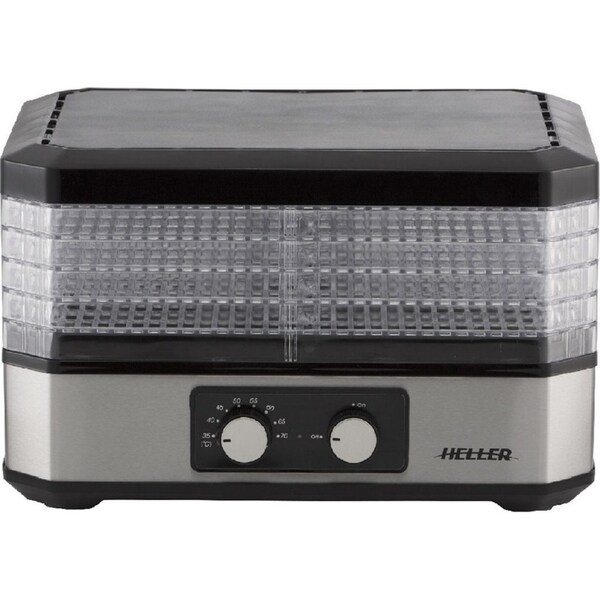 Heller 34cm 350W Electric Manual Food/Fruit/Herbs Dehydrator/Preserver w/5 Trays