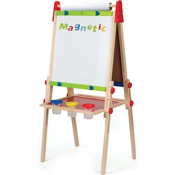 Hape All-In-1 Drawing/Whiteboard/Blackboard 110cm Easel Art Accessories Kids 3+