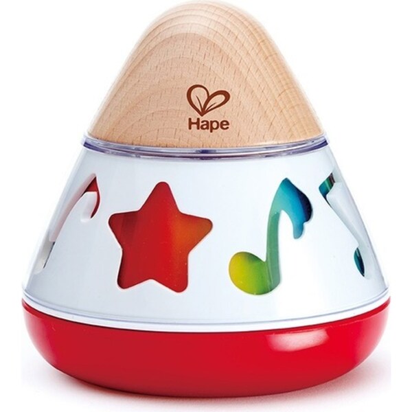 Hape Rotating Musical 10.8cm Box Educational/Activity Toy for Newborn/Baby 0+
