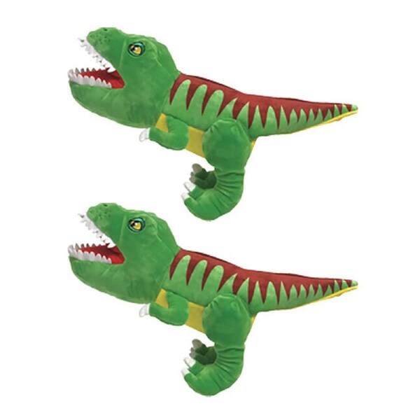 2PK Puppet Pal 36cm Premium T-Rex Dinosaur Kids Soft Plush Hand Toy Puppet 3y+