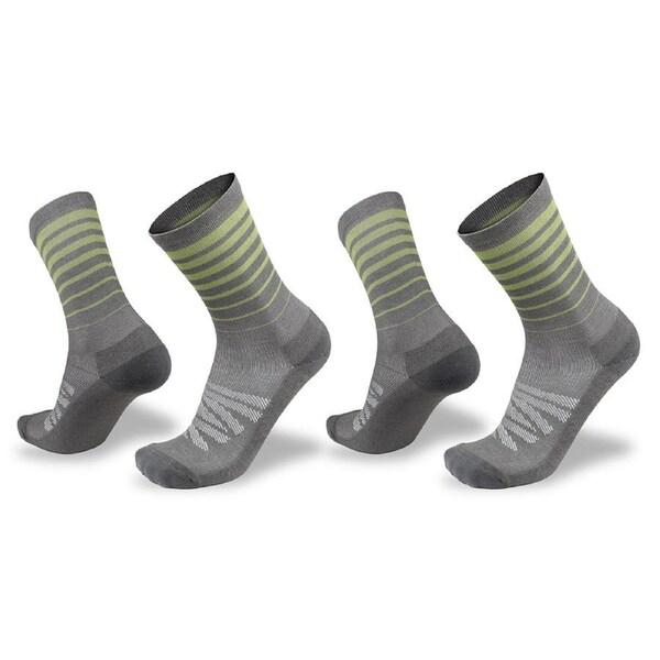 2pc Wilderness Wear Active Sports/Multisport AU 3-8 Charcoal Bamboo Socks Men