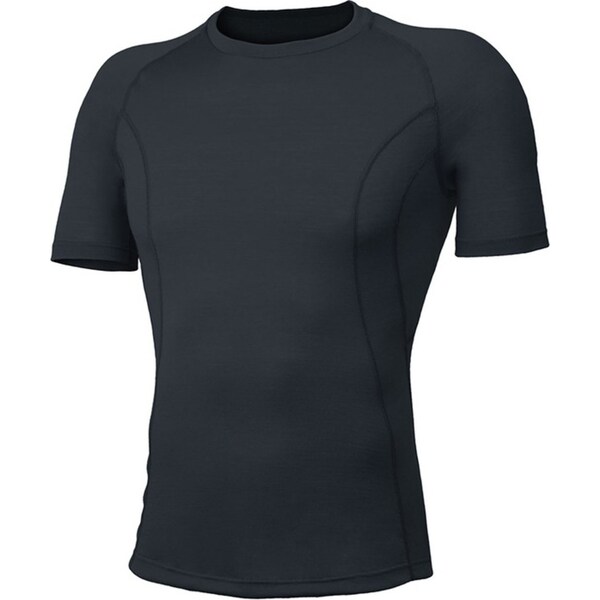 Wilderness Men Short Sleeve Scoop Tee Top Thermal Winter Activewear Size 2XL BK