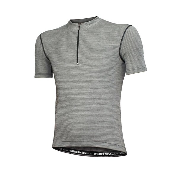 Wilderness Men Short Sleeve Cycle Jersey Thermal Activewear Ice Flow Size S
