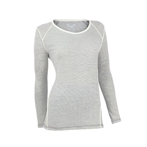 Wilderness Women Long Sleeve Tee Top Shirt Size 12 Activewear Base Layer Grey