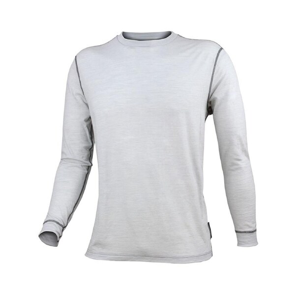 Wilderness Men Long Sleeve Tee Top Winter Activewear Base Layer Size S Blue