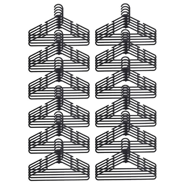 60pc Boxsweden 40cm Plastic Hanger/Storage Wardrobe Organiser for Clothes/Shirt