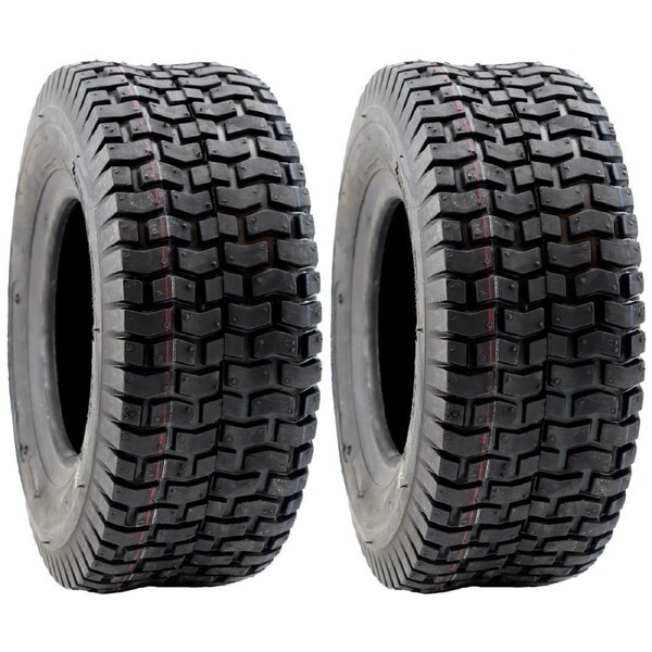 Turf Saver 2 Pack 15 x 6.00 - 6 Tyre Tubeless Lawn Tire - JM9801