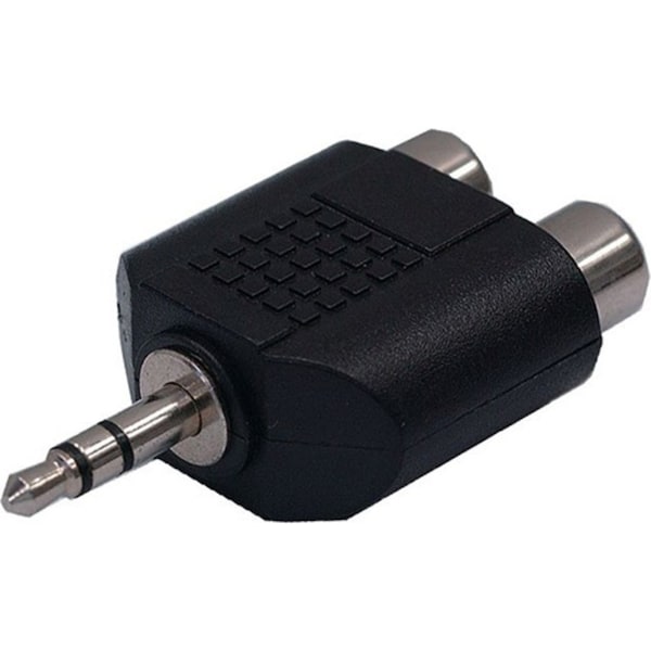 3.5mm Jack Stereo Plug Male to 2X Female RCA Sockets AUX Audio Adaptor Splitter