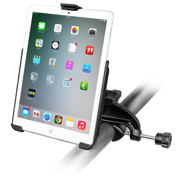 RAM-B-121-AP14U :: RAM Yoke Clamp Mount with EZ-ROLL’R Cradle for Apple iPad mini 1-3