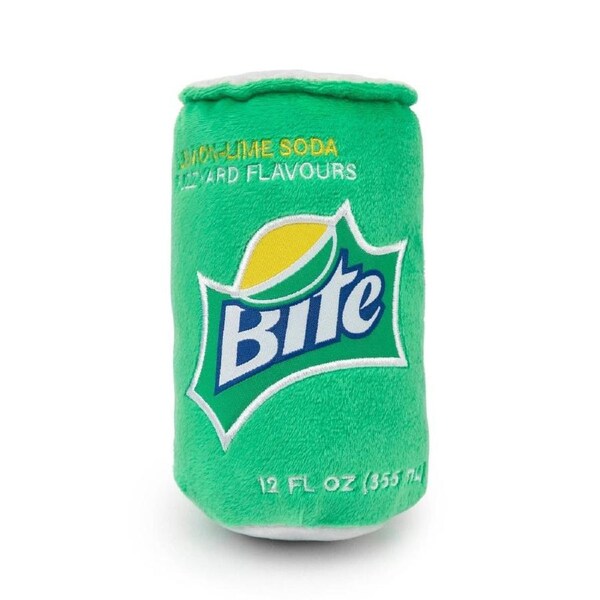 Bite Dog & Puppy Plush Toy with Squeaker by FuzzYard (15x8x8cm)