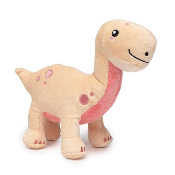 Brienne The Brontosaurus Dog & Puppy Plush Toy with Squeaker by FuzzYard (28x23x12cm)