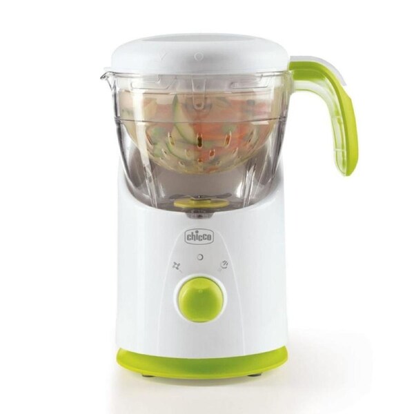Chicco 4-1 Easy Meal Infant/Baby Food Cooker Slicer Steamer Puree Maker Blender
