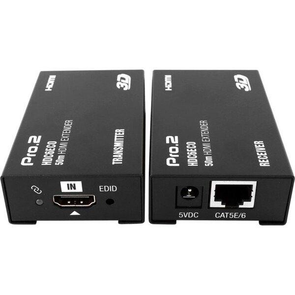 PRO2 HDMI Extender over Single Cat6 up to 50M AV Adapter/Transmitter/Receiver