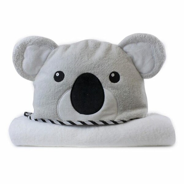 Bubba Blue Animals Koala Novelty Hooded Nursery/Infant Wrap Baby 0m+ Bath Towel