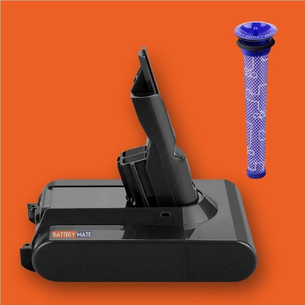 Vacuum Cleaner Battery For ALL Dyson V7 Vacuum Cleaners + Free Filter