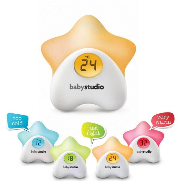 Sleep Easy RA502 Baby Digital Thermometer Room Temperature Night Light Nursery
