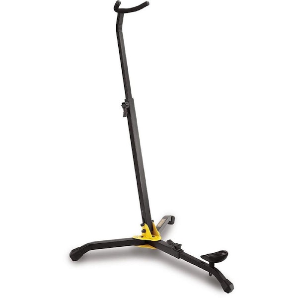 Hercules Folding Musical Instrument FloorStand/Holder for Clarinet/Bassoon BLK