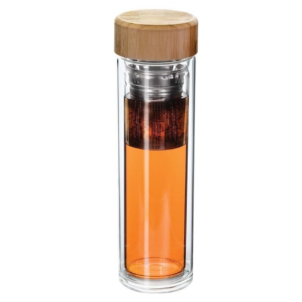 Avanti Glass Infuser Travel Bottle 450ml