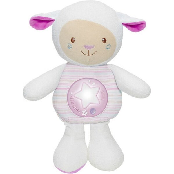 Chicco Lullaby Sheep Baby Toy/Night light w/Voice Recorder/Sound Sensor 0m+ Pink