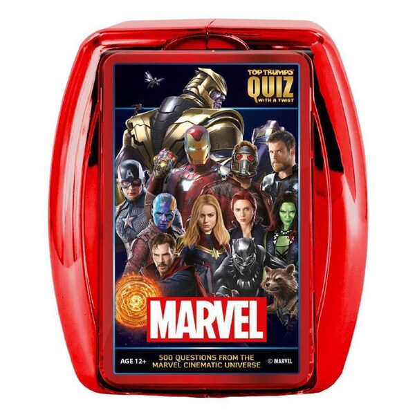 Top Trumps Marvel Quiz Game/Card Knowledge 500 Questions 6y+ Family/Kids