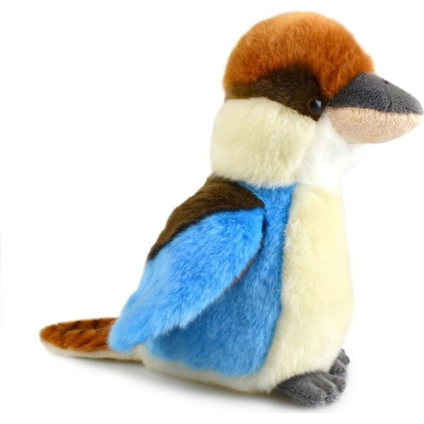 Lil Friends 18cm Kookaburra Kids/Children/Toddler Soft Plush Toy Blue 3y+